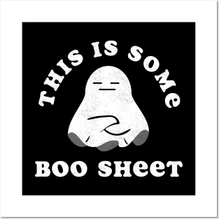 This Is Some Boo Sheet Funny Halloween Posters and Art